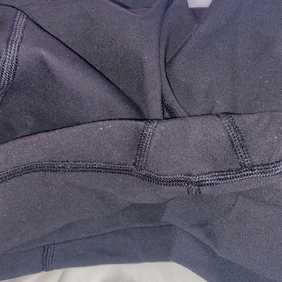 Lululemon Skinny Groove Pant II 33" Black Size 6 Full On Luon Discontinued - Picture 5 of 6